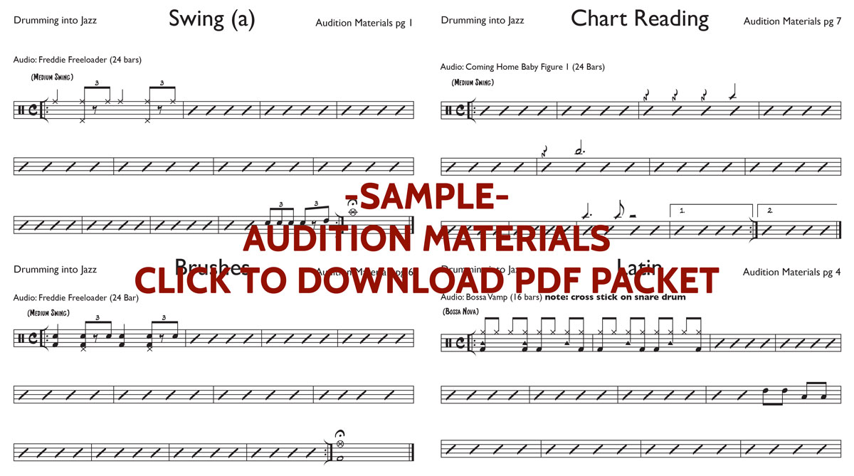 Download sample audition material packet